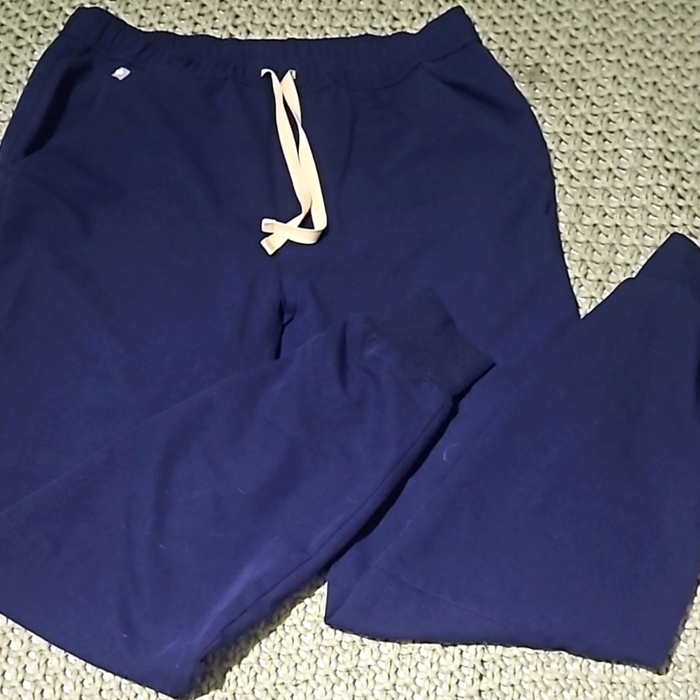Figs navy blue jogger scrubs
